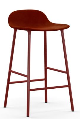 Form Barstool  H 65 cm Steel Upholstered Normann Copenhagen